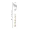 Estilo Ins 304 Cabo de Cerâmica Pérola Faca e Garfo Colher Coração de Menina Cerâmica Aço Inoxidável Faca e Garfo para Bife Talheres para Comida Ocidental