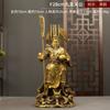 Nova Guan Gong Guan er ye Kowloon Guan Gong decoração artesanato Yibo Yuntian móveis decoração de sala de estar escritório adoração