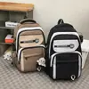 Mochila Nueva Estilo Moderno Mochila Sencilla para Pareja Estudiante de Secundaria Estudiante de Preparatoria Estudiante Universitario Mochila Escolar de Gran Capacidad