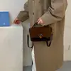 Bolsa Quadrada Pequena de Mão Moda Transfronteiriça Feminina 2026 Nova Bolsa Transversal Retrô Tendência Estilo Coreano Textura Nicho Bolsa de Ombro Único