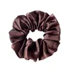Conjunto de Scrunchies Europeus e Americanos de Tecido de Cetim Transfronteiriço Amazon Mais Vendido Scrunchie Faixa de Cabeça Flor Borracha Acessórios de Cabelo