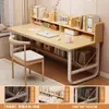 Mesa de Computador para Casa Pequeno Apartamento Mesa com Estante Integrada Quarto Mesa de Estudo para Aluno do Ensino Fundamental Mesa de Escrita para Ensino Médio