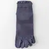 Calcetines de Cinco Dedos para Hombre, Calcetines Finos de Algodón para Verano, Anti-Olor, Transpirables, Absorbentes de Sudor, Calcetines sin Costuras en la Punta para Hombre, Calcetines Deportivos