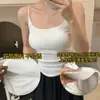 Camisola Chaleco Dibujo Pecho Espalda Bonita Una Pieza Copa Fija con Almohadilla de Sujetador Integrada No Necesita Sujetador Anti-Exposición Venta al por Mayor de Fábrica