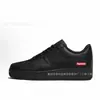Tênis Original Af1 Air Force One Cor Trigo Guerreiro Preto Branco Puro Unissex Sapatos Esportivos Clássicos Sapatos Brancos Venda por Atacado