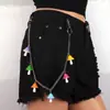 Cadena de Cintura de Oso de Resina de Color Caramelo Transfronteriza Europea y Americana Cadena con Colgante de Hongo Acrílico de Moda Hip-hop Urbano