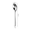 Juego de Cubiertos Estilo Occidental de Acero Inoxidable 304, Cuchara de Postre de Gama Alta, Cuchillo para Steak, Tenedor y Cuchara, Vajilla Sencilla para Mesa de Hotel y Restaurante