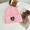 Gorro Transfronterizo para Hombre Tejido para el Frío Coreano Otoño e Invierno Japonés Delgado Ligero Placa Color Sólido Combinable Cálido Protección para las Orejas Gorro de Lana