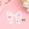 2026 Día de la Madre Feliz Decoración de Pastel Tarjeta de Corazón Acrílico Cadena de Perlas Topper Feliz Día de la Madre