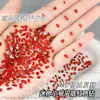 Accesorios para Uñas Artísticas Brillantes K9 Huazi Corte Pequeño Mini Planos Biselados Fondo Plano Diamante Shijia Rojo Grande Gota de Agua Decoración para Uñas