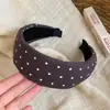 Estilo Coreano Estampado de Tela Estrella Corazón Aro Simple Moderno Para el Trabajo Accesorios para el Cabello Lujo Ligero Sensación de Alta Gama Versátil Tocado Venta al por Mayor