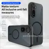 Funda magnética negra adecuada para Xiaomi POCO C85x C71 C61 4G 5G, cubierta protectora mate anticaídas