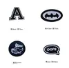 Chapéu Autoadesivo Preto Grande Subsídio Mochila Buraco Reparo Sem Costura Patch Decorativo Adesivo Moda Pequeno Distintivo Adesivo de Tecido