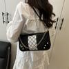 Bolso de Viajero Estilo Coreano para Mujer 2025 Nuevo Bolso Bagel Texturizado Bolso de Axila Bolso de Axila Portátil Simple Bolso de Hombro para Mujer