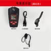 Luz frontal Horn código medidor de energia display integrado bicicleta luz usb recarregável dual light bead 800 lumens luz de condução noturna
