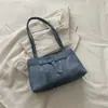 Bolso Transfronterizo para Mujer 2026 Nuevo Estilo Moda Color Mate Bloque de Color Retro Versátil Gran Capacidad Bolso de Mano Tote Bolso de Hombro