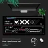 Mouse pad grande anime cyberpunk transfronteiriço, tapete de mesa para jogos inspirado em tecnologia, apoio para teclado de computador, borracha antiderrapante