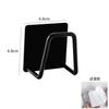 Gancho de acero inoxidable sin perforaciones, gancho adhesivo fuerte para baño, gancho para ropa, gancho de metal para colgar en la pared para almacenamiento de cocina
