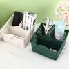 Caja de almacenamiento de escritorio nueva 2022 para cosméticos, lápiz labial, cesta de almacenamiento de acabado, cesta de almacenamiento para control remoto, teléfono móvil, artículos varios