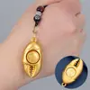 Imitación oro arena pinzas de cangrejo del zodiaco llavero de llave giratoria 12 zodiaco rico colgante de descompresión punto escénico superventas