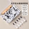 Pegamento para esmalte de uñas doble cabeza reemplazo refrescar pincel profesional juego desmontable tienda de uñas herramientas especiales venta al por mayor