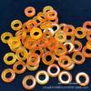Jade Bashan anel pequeno jade anel diy joias acessórios grande furo segurança anel acessórios brincos círculo jade atacado