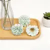 Cabezas de Flores Artificiales de Hortensia y Crisantemo para Manualidades Corona Hecha a Mano Accesorios para Tocados Pasadores Gorra de Graduación Decoración del Hogar Flores Falsas