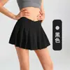 Verão 2026 Novo Estilo Saia Plissada Yoga Fitness Anti-Exposição Saia Curta Esportiva Secagem Rápida Saia de Tênis Moda