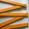 Regla plegable de madera, Regla con escala métrica, Herramienta de dibujo, Materiales de enseñanza, Reglas plegables de 1 metro, 1,5 m