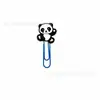 Clip de Papel de Panda de Dibujos Animados Anime Pvc Papelería de Oficina Clip de Papel Decorativo Transfronterizo Xiyin Pequeño Regalo Marcapáginas