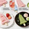 Moldes de Silicona de Grado Alimenticio Personalizados para Productos de Helado Culturales y Creativos, Producción en Masa en Línea de Ensamblaje de Fábrica de Moldes para Paletas de Hielo