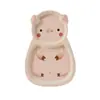 Vajilla infantil de melamina fibra de bambú plato infantil traje plato con forma de cerdo tazón para bebé tazón de dibujos animados anticaída generación cabello