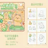 Libro de Trazos de Capibara, Lindo Libro de Dibujo de Líneas para Copiar para Niños, Dibujo Sencillo Lindo, Dibujo de Líneas Hecho a Mano Libro para Colorear
