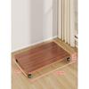 Base de caixa de armazenamento móvel Fit Box Storage Board com polia Suporte Bandeja com roda Piso Rack de armazenamento doméstico