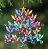 Pendente Decorativo de Pássaro Simulado Plano de Acrílico para Árvore de Natal Decoração de Casa Novo Produto Transfronteiriço