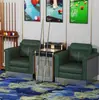 Sofá Sala de Billar Silla de Billar Silla para Ver Silla para Ver Salón de Billar Sofá Especial para Sala de Billar Silla de Billar Billar