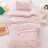 Conjunto de Colcha de Algodão Puro para Jardim de Infância com Três Peças, Conjunto de Colcha e Roupa de Cama Infantil 100% Algodão com Seis ou Sete Peças, Roupa de Cama para Soneca de Bebê para Entrar no Jardim de Infância
