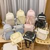 Mochila de Gran Capacidad Linda Estudiantes de Secundaria Bolsa para el Dolor Estilo Ins Mochila Escolar Japonesa Mochila de Hombro Moderna para Estudiantes en Clase
