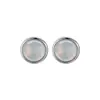 Novos Brincos de Prata Esterlina S925 com Pedras de Opala Naturais para Mulheres, Estilo Coreano, Nicho, Simples, Luxo Leve, Brincos Versáteis