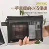 Bolsa de Maquiagem Portátil de Alta Qualidade, Necessaire Exquisita de Viagem, Bolsa Transparente de Armazenamento para Batom Estilo Japonês, Bolsa de Rede