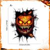 Novo Halloween Transfronteiriço Adesivos 3D Buraco Zumbi Quarto Sala de Estar Decoração de Parede Fabricante de Adesivos de Parede Atacado