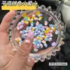 Acessórios para Unhas Artísticas Coração Combinando Cores Macaron Pequenos Acessórios de Coração de Pêssego Acessórios de Resina Cor de Doce Decoração de Unha Usável
