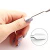 Lima de Uñas tira de pulido uña especial palo de pulido reparación de uñas sello doméstico acero inoxidable metal tenedor tira de arena cuchillo de frotar