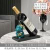 Estante para vinos tintos al por mayor, vitrina para vinos, adornos para la entrada de la sala de estar, aparador ligero, decoraciones de lujo para el hogar, lindo estante de almacenamiento con forma de conejo.