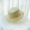 Chapéu de Palha Francês vintage Palha Chapéu de Palha Matéria-prima DIY Han Yang Eclético Lolit Combinação Foto