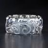 Anillo de mujer Cao Shi TEMU, nuevo y popular, con diseño de vid en relieve simple, anillo de moda, joyería conmemorativa de viaje