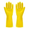 Guantes de látex para tendón de res al por mayor, impermeables, antideslizantes, para el hogar, lavavajillas, resistentes a ácidos y álcalis, guantes de goma industriales