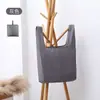 Bolsa de Compras Gruesa de Gran Capacidad Bolso de Hombro Plegable Bolso de Mano Tamaño Grande Impermeable Bolsa para la Despensa Bolsa de Color Sólido Vertical de Tamaño Grande