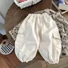 ¡El estilo coreano es súper completo! Overol suelto estilo coreano para niños y niñas, pantalones casuales elegantes, pantalones de moda versátiles para niños, primavera