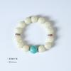 Guofeng Cuentas de Buda de Raíz de Bodhi de Jade Blanco Pulsera de Danza del León Sándalo Dorado Púrpura Sutra del Corazón Prajna Cuentas de Transferencia Pulsera Venta al por Mayor de Fábrica